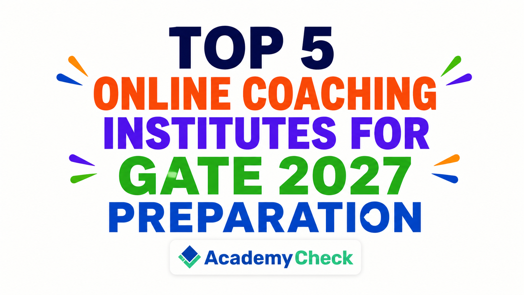 Top 5 Online Coaching Institutes for GATE 2027 Preparation in India